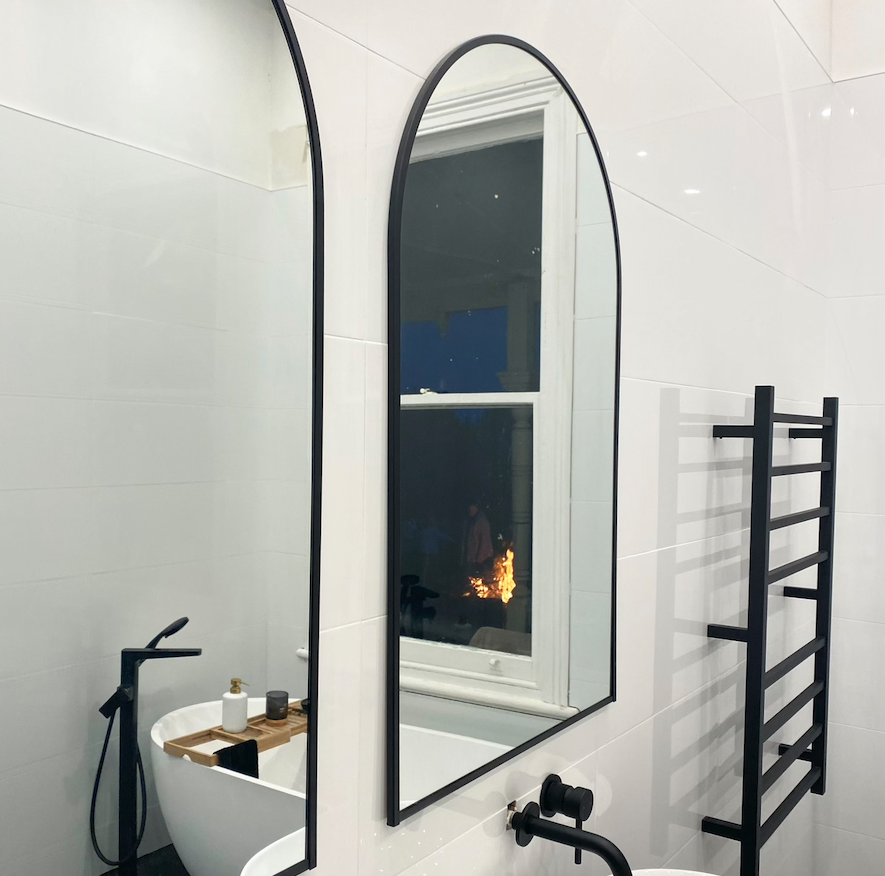 Main Bathroom with double vanities